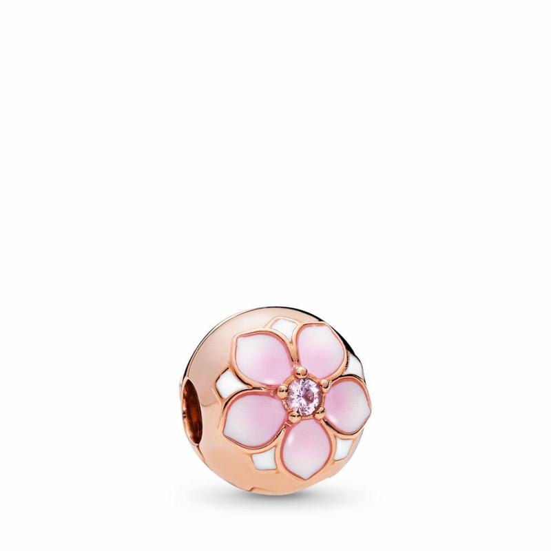 Pandora Rose™ Magnolia Bloom Clip NZ Sale (624178-LPC)